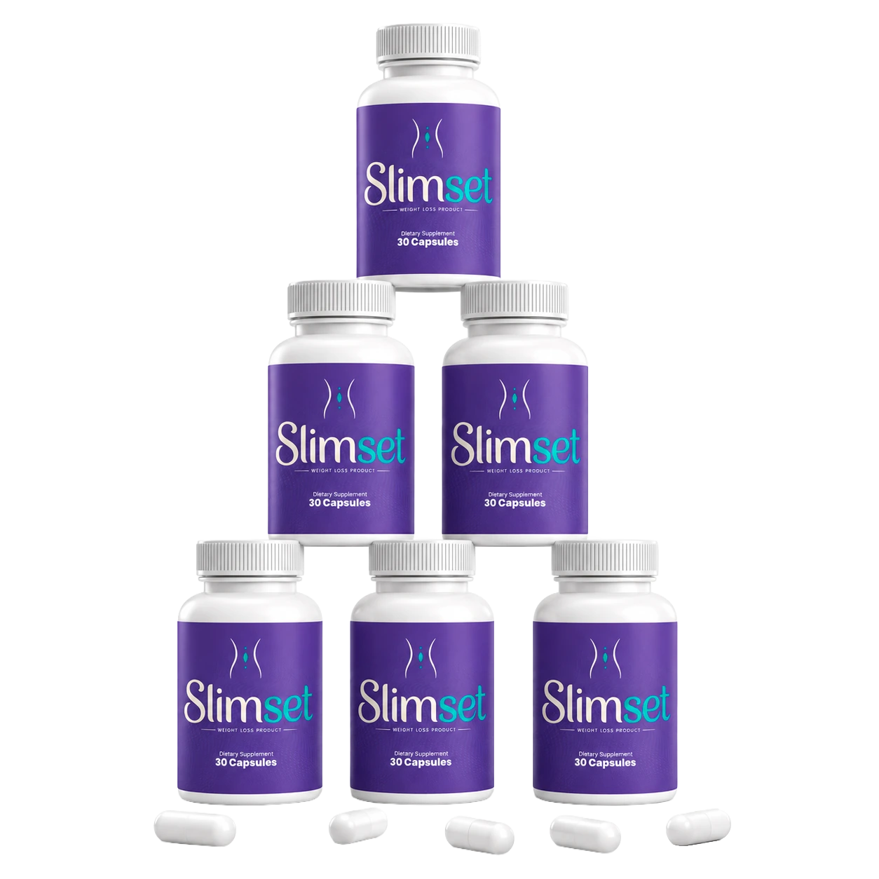 The SlimSet 6 bottles pack